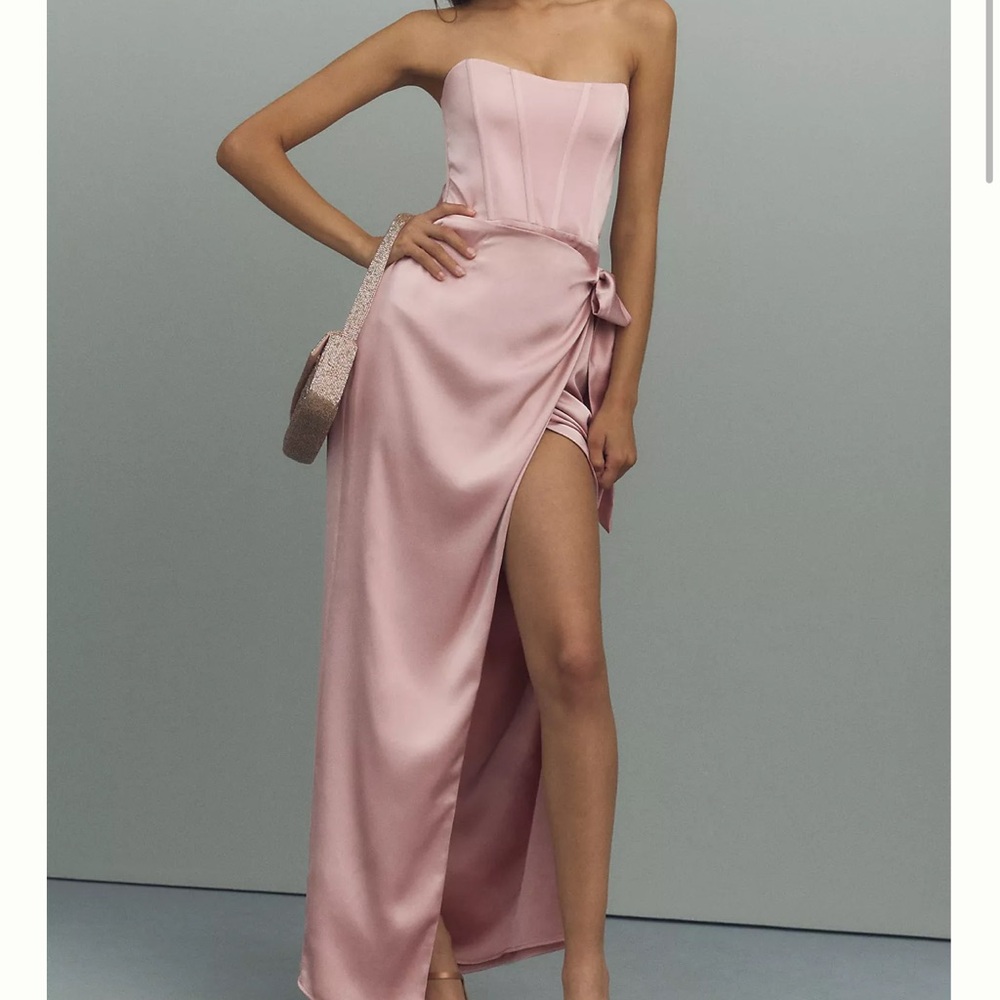 V. Chapman Strapless Pink Dress